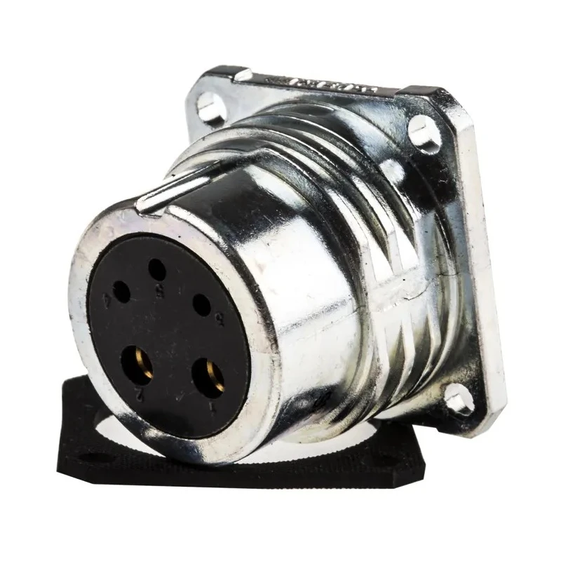 Amphenol Socapex Circular Connector, 5 Contacts, Panel Mount, Socket, Female, IP67, Aluminium Housing, 380V, 25A, SL EF 25 D