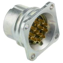 Amphenol Socapex Industrial Circular Connector 12 Contacts Panel Mount Socket Female IP67 Aluminium Housing SL EF 212 AF
