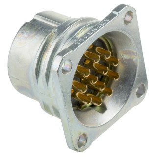 Amphenol Socapex Industrial Circular Connector 12 Contacts Panel Mount Socket Female IP67 Aluminium Housing SL EF 212 AF