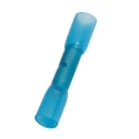 RS PRO Heat Shrink Splice Connector Blue Insulated 14 AWG Nylon Copper Contact Crimp 36mm 178-7185