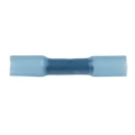 RS PRO Heat Shrink Splice Connector Blue Insulated 14 AWG Nylon Copper Contact Crimp 36mm 178-7185