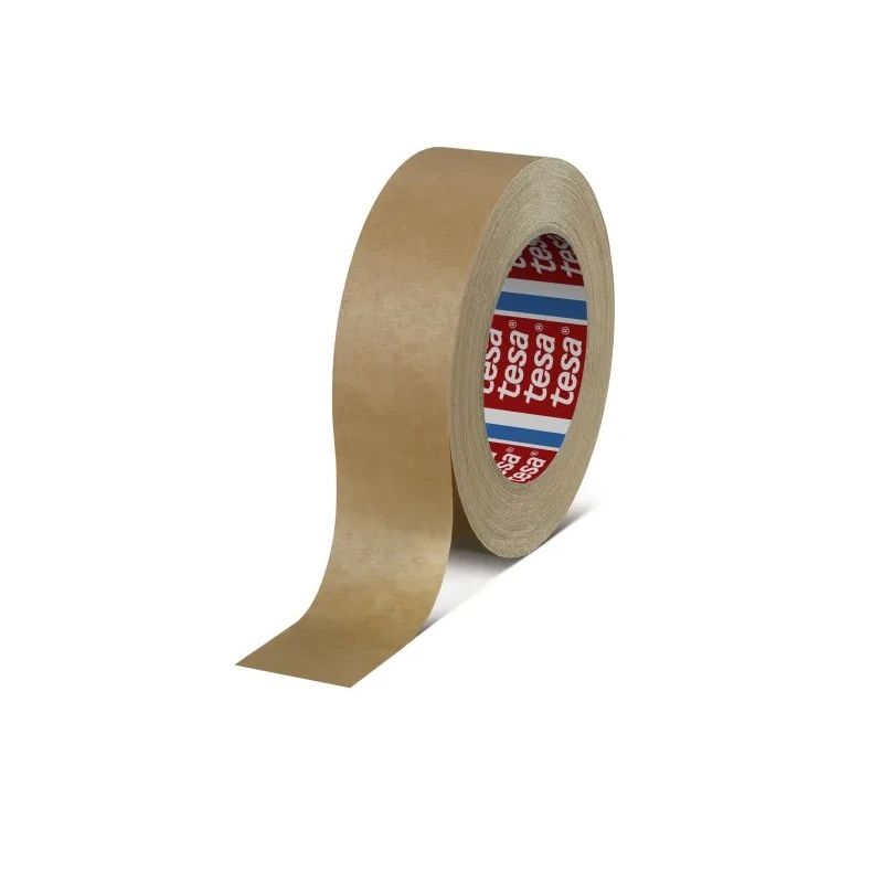 Tesa Beige Masking Tape 38mm x 50m Natural Rubber Adhesive Crepe Paper Backing 0.17mm Thickness 04309-00014-01
