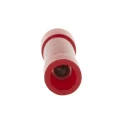 RS PRO Butt Splice Connector, Red, Insulated, 16 AWG, Copper Contact, Polycarbonate Insulation, 25mm Length 178-7202