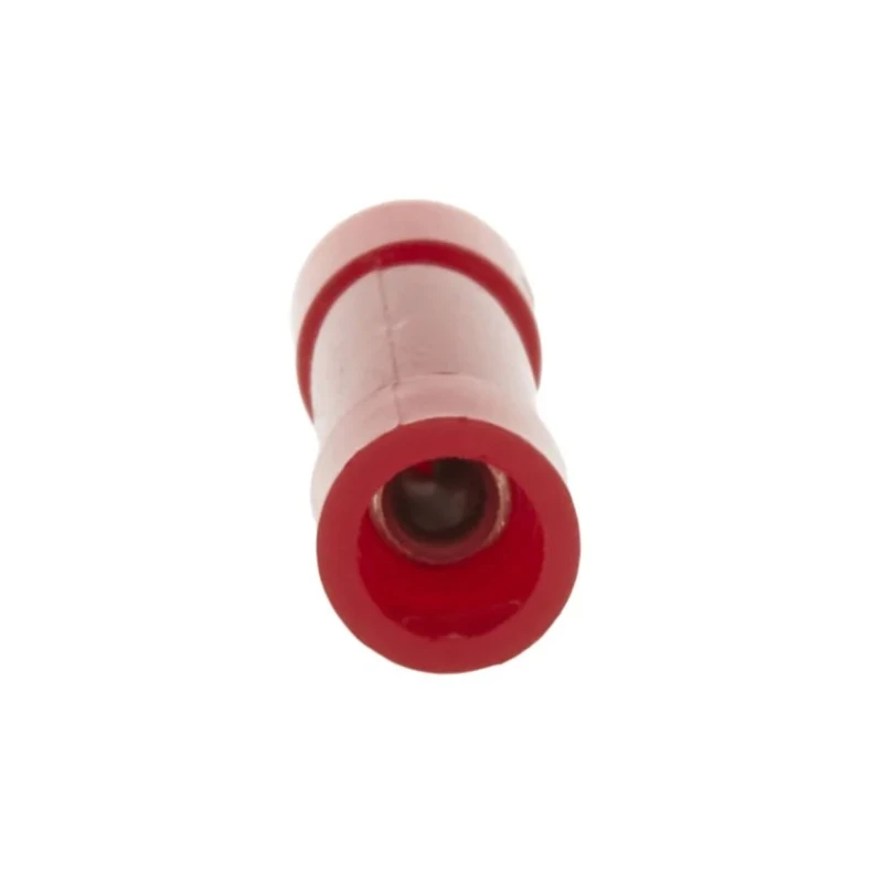 RS PRO Butt Splice Connector, Red, Insulated, 16 AWG, Copper Contact, Polycarbonate Insulation, 25mm Length 178-7202