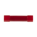 RS PRO Butt Splice Connector, Red, Insulated, 16 AWG, Copper Contact, Polycarbonate Insulation, 25mm Length 178-7202