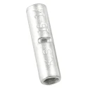 RS PRO Butt Splice Connector Silver Uninsulated Tin Plated Copper Contact 14 AWG 16 mm Length 3.9 mm Diameter 0.8 178-7200