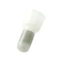RS PRO Insulated Closed End Splice Connector Natural Nylon 10 AWG 25.5mm Length 0.7mm Thickness 178-7236