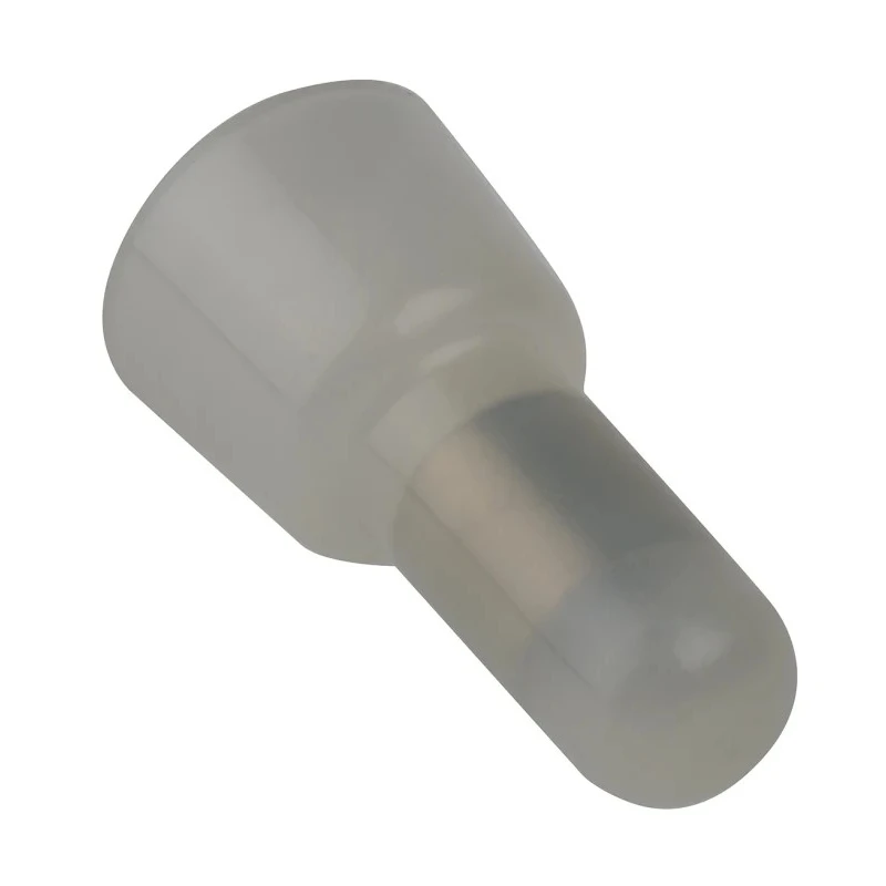 RS PRO Insulated Closed End Splice Connector Natural Nylon 10 AWG 25.5mm Length 0.7mm Thickness 178-7236