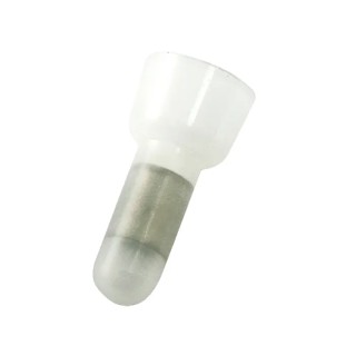 RS PRO Closed End Splice Connector Insulated Nylon Natural Tin Plated Copper 14 AWG 21mm 0.45mm Thickness 178-7234