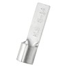 RS PRO Uninsulated Crimp Blade Terminal 14 mm Blade Length, 12 AWG to 10 AWG, Copper Contact, Grey 178-7241