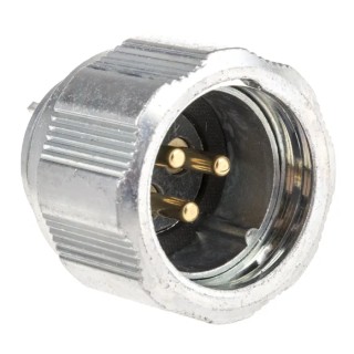 Amphenol Socapex Circular Connector 3 Contacts Cable Standard Plug Male IP67 440V 25A SL BM 23 C
