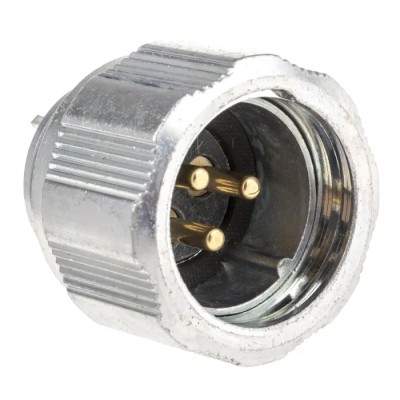 Amphenol Socapex Circular Connector 3 Contacts Cable Standard Plug Male IP67 440V 25A SL BM 23 C