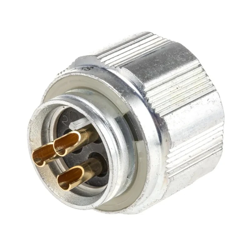 Amphenol Socapex Circular Connector 3 Contacts Cable Standard Plug Male IP67 440V 25A SL BM 23 C