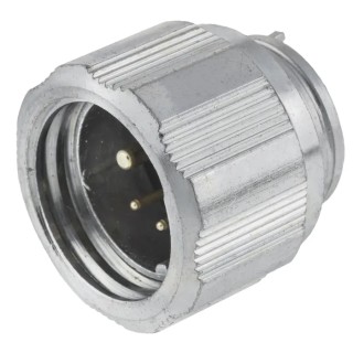 Amphenol Socapex Industrial Circular Connector 5 Contacts, Cable Mount, Plug, Male, IP67, Aluminium Housing, Gold SL BM 25 D