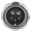 Amphenol Socapex Industrial Circular Connector 5 Contacts, Cable Mount, Plug, Male, IP67, Aluminium Housing, Gold SL BM 25 D
