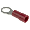 RS PRO Insulated Ring Terminal 5.3 mm Stud Size, For 22 AWG to 16 AWG Wire, Vinyl Insulation, Red 178-7277