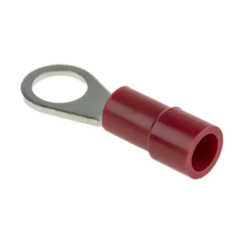 RS PRO Insulated Ring Terminal 5.3 mm Stud Size, For 22 AWG to 16 AWG Wire, Vinyl Insulation, Red 178-7277