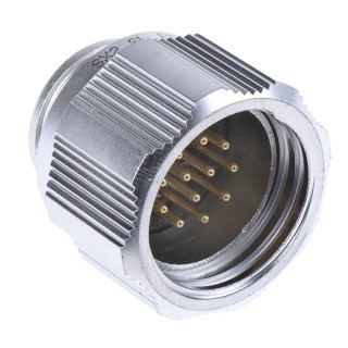 CEEP Industrial Circular Connector Cable Mount Plug Male 12 Contacts IP67 280V 10A SL BM 212 AF