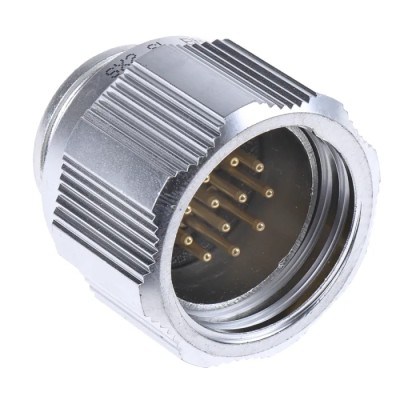 CEEP Industrial Circular Connector Cable Mount Plug Male 12 Contacts IP67 280V 10A SL BM 212 AF