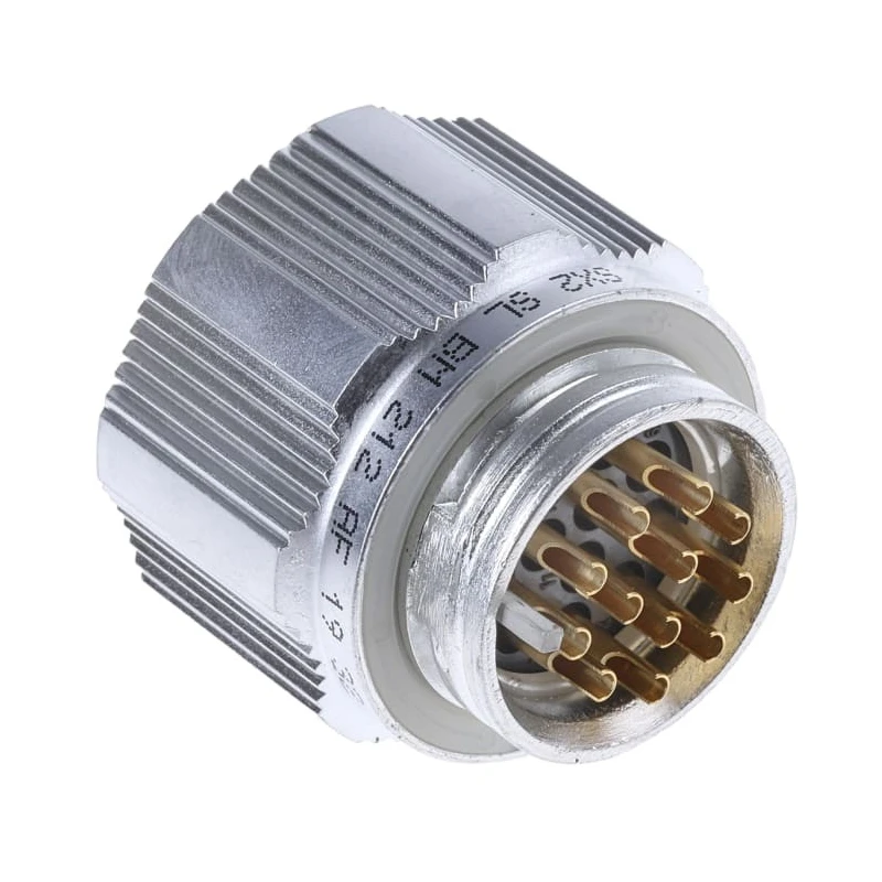 CEEP Industrial Circular Connector Cable Mount Plug Male 12 Contacts IP67 280V 10A SL BM 212 AF