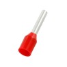 RS PRO Insulated Crimp Bootlace Ferrule 12 mm Pin Length 1.7 mm Diameter Red 18 AWG Wire Size 178-7305