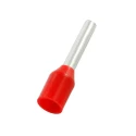 RS PRO Insulated Crimp Bootlace Ferrule, 12 mm Pin Length, 2 mm Pin Diameter, Red, for 16 AWG Wire Size 178-7313