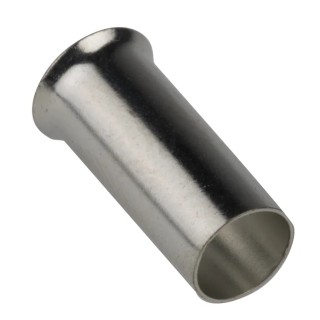 RS PRO Uninsulated Crimp Bootlace Ferrule 6 mm Pin Length 1.5 mm Pin Diameter 18 AWG Wire Size 178-7342
