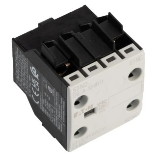 Eaton Auxiliary Contact, 2 Contact, 1 NO/1 NC, Front Fixing, 16 A, 220 V DC, 500 V AC, 110140 DILA-XHIR11