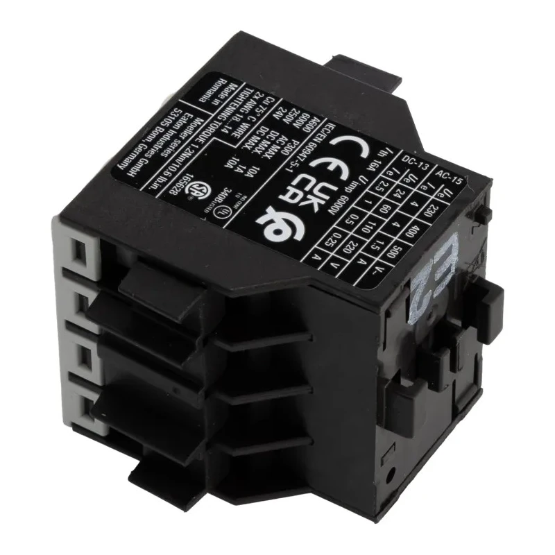 Eaton Auxiliary Contact, 2 Contact, 1 NO/1 NC, Front Fixing, 16 A, 220 V DC, 500 V AC, 110140 DILA-XHIR11