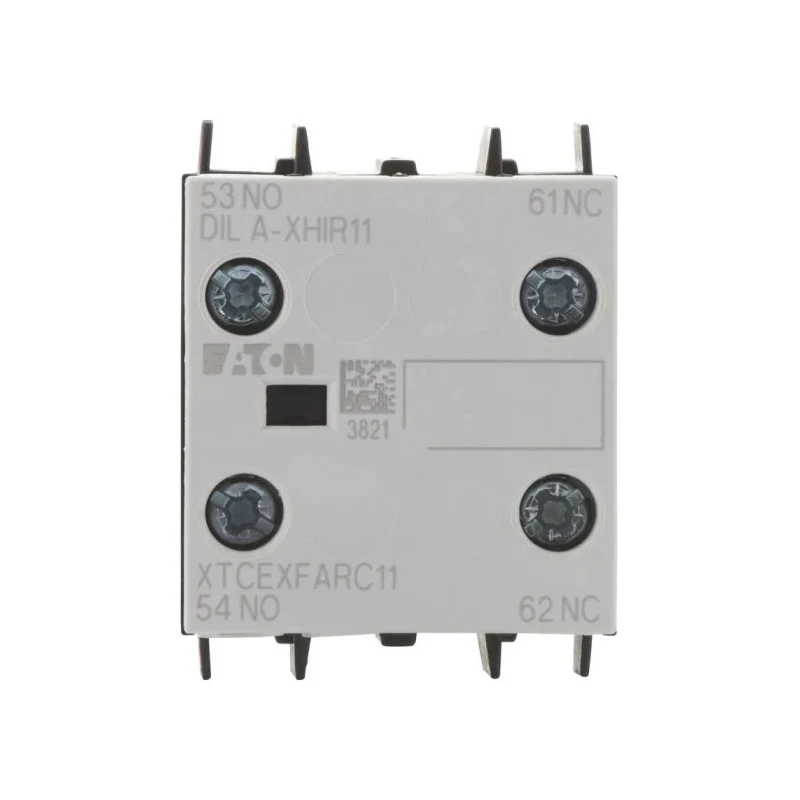Eaton Auxiliary Contact, 2 Contact, 1 NO/1 NC, Front Fixing, 16 A, 220 V DC, 500 V AC, 110140 DILA-XHIR11