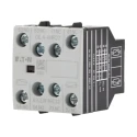 Eaton Auxiliary Contact, 4 Contact, 2 NC/2 NO, DILA Series, Front Fixing, 16 A, 220 V dc, 500 V ac, Model 139580 DILA-XHIR22