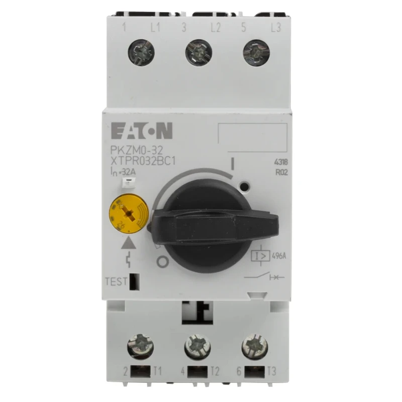 Eaton Motor Protection Circuit Breaker PKZM 0 Series 25A-32A 690V AC Current Transformer 3 Poles 45x93x94mm 278489 PKZM0-32