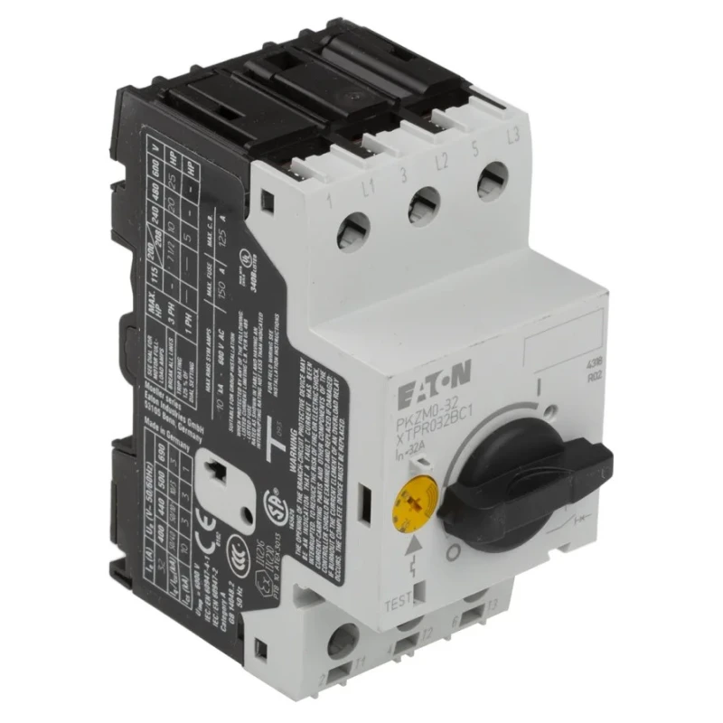 Eaton Motor Protection Circuit Breaker PKZM 0 Series 25A-32A 690V AC Current Transformer 3 Poles 45x93x94mm 278489 PKZM0-32