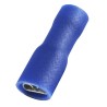 RS PRO Blue Insulated Female Spade Connector, Crimp Termination, 0.5 x 4.75 mm Tab Size, 16 AWG to 14 AWG, Vinyl 178-8286