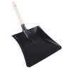 RS PRO Snow Shovel Hand Shovel Metal Blade Width 120 mm Wooden Handle Black 178-7701
