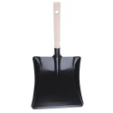 RS PRO Snow Shovel Hand Shovel Metal Blade Width 120 mm Wooden Handle Black 178-7701