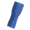 RS PRO Blue Insulated Female Spade Connector Crimp 0.8 x 4.75 mm Tab Size 16 AWG to 14 AWG 178-8287