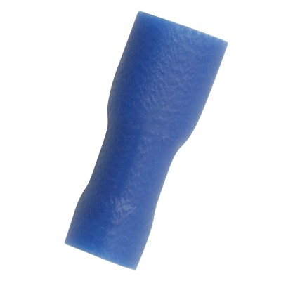 RS PRO Blue Insulated Female Spade Connector Crimp 0.8 x 4.75 mm Tab Size 16 AWG to 14 AWG 178-8287