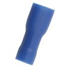 RS PRO Blue Insulated Female Spade Connector Crimp 0.8 x 4.75 mm Tab Size 16 AWG to 14 AWG 178-8287