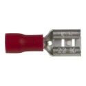 RS PRO Red Insulated Female Spade Connector Crimp 0.8 x 6.35 mm Tab Size 22 AWG to 16 AWG 178-8328