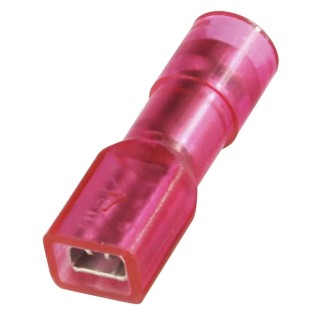 RS PRO Red Insulated Female Spade Connector, Crimp, 0.5 x 2.8 mm Tab Size, 22 AWG to 16 AWG 178-8292