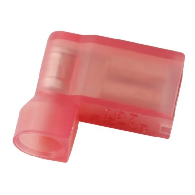 RS PRO Red Insulated Female Spade Connector Crimp 0.8 x 4.75 mm Tab Size 22 AWG to 18 AWG 178-8339