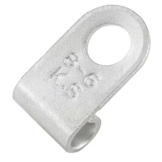 RS PRO Silver Uninsulated Female Spade Connector Crimp Termination 12.7 x 1.2 mm Tab Size AWG 8 178-8334