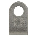 RS PRO Silver Uninsulated Female Spade Connector Crimp Termination 12.7 x 1.2 mm Tab Size AWG 8 178-8334