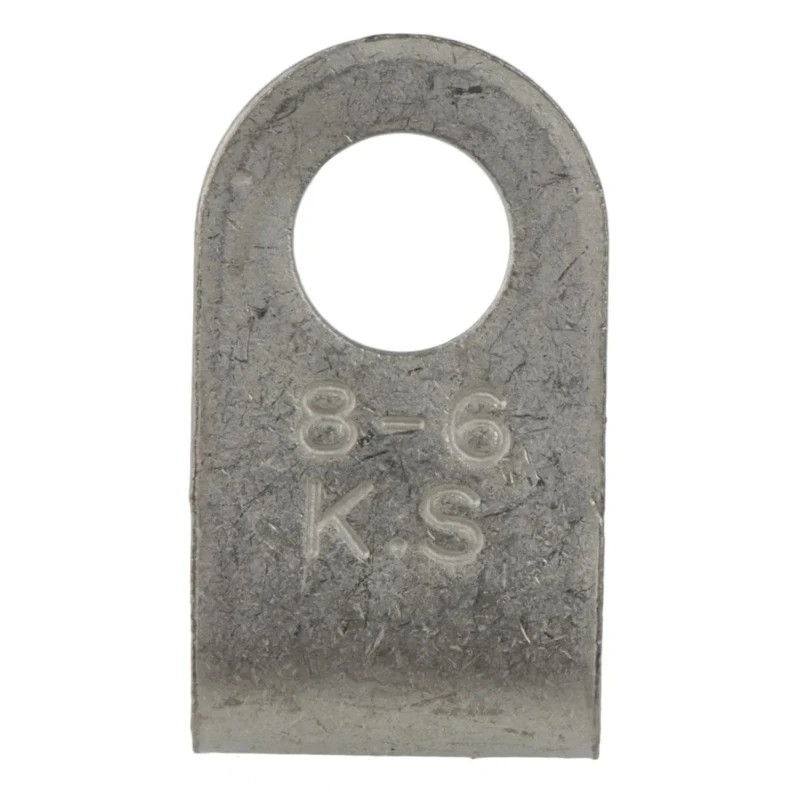 RS PRO Silver Uninsulated Female Spade Connector Crimp Termination 12.7 x 1.2 mm Tab Size AWG 8 178-8334