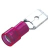 RS PRO Red Insulated Male Spade Connector Crimp 0.8 x 6.35 mm Tab Size 22 AWG to 16 AWG 178-8378
