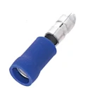 RS PRO Insulated Blue Crimp Bullet Connector 16 AWG to 14 AWG 4 mm Bullet Diameter Male 178-8385