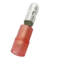 RS PRO Insulated Red Crimp Bullet Connector 22 AWG to 16 AWG, 4 mm Bullet Diameter Male 178-8389