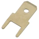 RS PRO Silver Uninsulated Male Spade Connector Solder Termination 4.75 x 0.5 mm Tab Size 178-8406