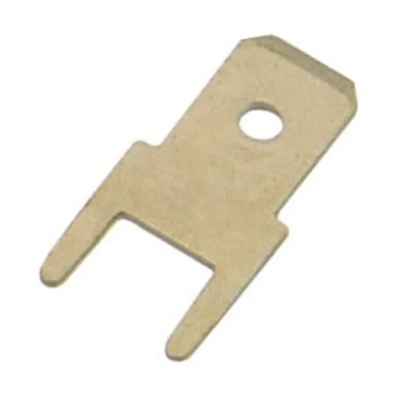 RS PRO Silver Uninsulated Male Spade Connector Solder Termination 4.75 x 0.5 mm Tab Size 178-8406